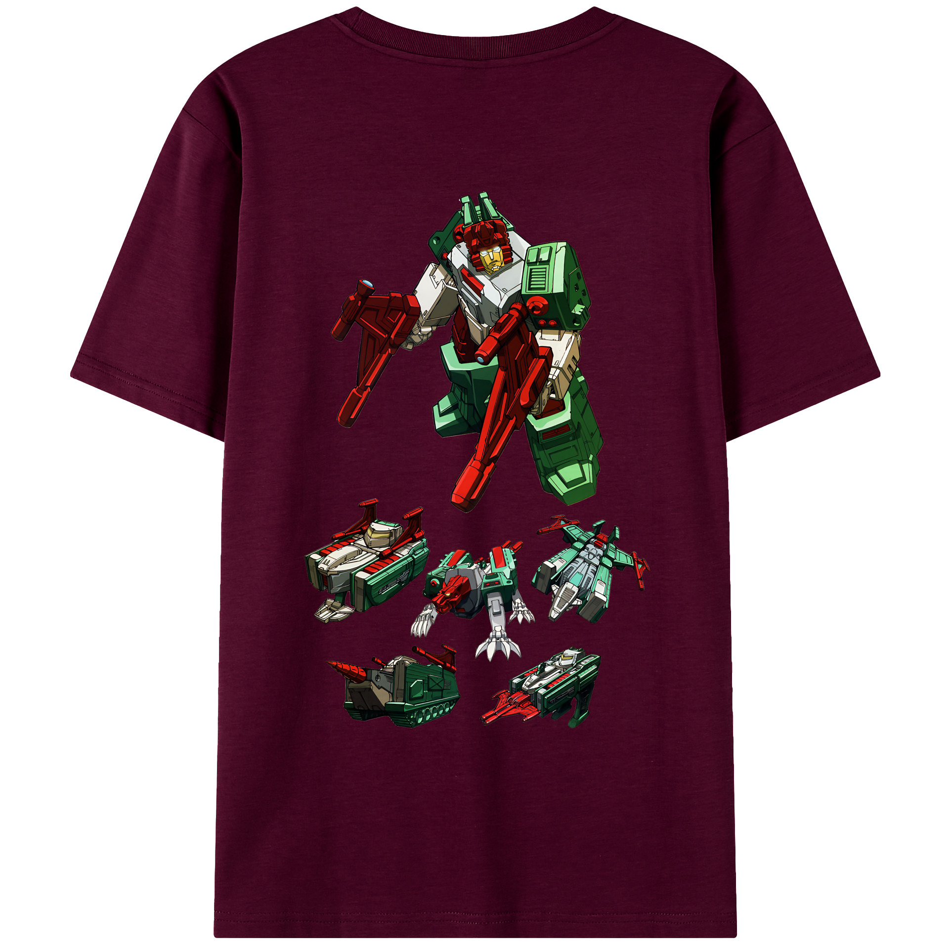 （画像用） Transformers トランスフォーマー レディース半袖Tシャツ(バックプリント)